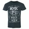 Men's T-shirt AC/DC - Cannon Swig BL Dip-Dye - ROCK OFF -Halloween Mens Wear Store 0 126302 aaw021