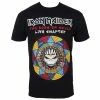 T-shirt Metal Men's Iron Maiden - BOS Live - ROCK OFF -Halloween Mens Wear Store 102829 002