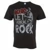 T-shirt Metal Men's AC-DC - Let There Be Rock - AMPLIFIED -Halloween Mens Wear Store 103486 002