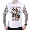 Men's Tank Top BLACK HEART - ROCKABILLY QUEEN - WHITE -Halloween Mens Wear Store 10359 motorkarske triko bez rukavu black heart