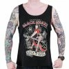 Men's Tank Top BLACK HEART - ROCKABILLY QUEEN - BLACK