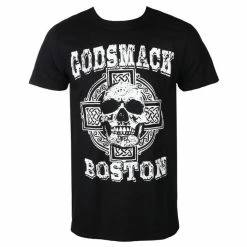 T-shirt Metal Men's Godsmack - Boston Skull - ROCK OFF