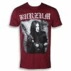 T-shirt Metal Men's Burzum - ANTHOLOGY 2018 (MAROON) - PLASTIC HEAD -Halloween Mens Wear Store 107534 009
