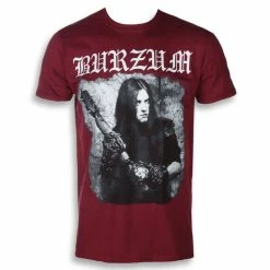 T-shirt Metal Men's Burzum - ANTHOLOGY 2018 (MAROON) - PLASTIC HEAD