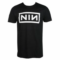 Men's T-shirt NINE INCH NAILS - CLASSIC WHITE LOGO - PLASTIC HEAD