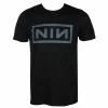 Men's T-shirt NINE INCH NAILS - CLASSIC GRAY LOGO - PLASTIC HEAD -Halloween Mens Wear Store 107569 ph 030