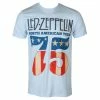 T-shirt Metal Men's Led Zeppelin - 1975 North American Tour - NNM -Halloween Mens Wear Store 110780 002