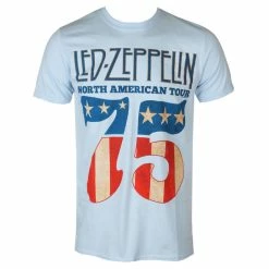 T-shirt Metal Men's Led Zeppelin - 1975 North American Tour - NNM