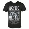 T-shirt Metal Men's AC-DC - HIGHWAY TO HELL POSTER - AMPLIFIED -Halloween Mens Wear Store 110848 002