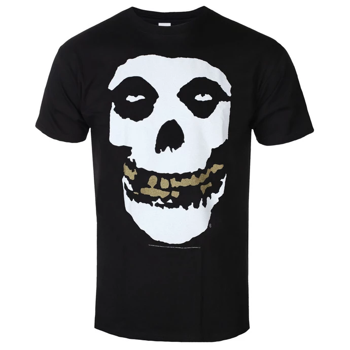 T-shirt Metal Men's Misfits - GOLD FOIL - PLASTIC HEAD 3 T-shirt Metal Men's Misfits - GOLD FOIL - PLASTIC HEAD