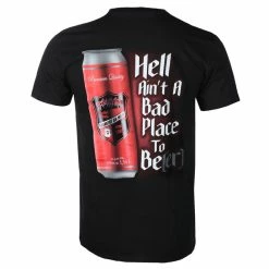 T-shirt Metal Men's Tankard - HELL AINT A BAD PLACE - PLASTIC HEAD -Halloween Mens Wear Store 112405 sa016