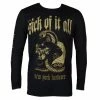 T-shirt Metal Men's Sick Of It All - PANTHER - PLASTIC HEAD -Halloween Mens Wear Store 112488 aaw019