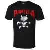 T-shirt Metal Men's Pantera - Horned Skull Stencil - ROCK OFF -Halloween Mens Wear Store 114124 wq007