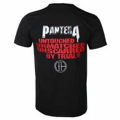 T-shirt Metal Men's Pantera - Horned Skull Stencil - ROCK OFF -Halloween Mens Wear Store 114124 wq009