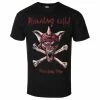 T-shirt Metal Men's Running Wild - UNDER JOLLY ROGER - PLASTIC HEAD -Halloween Mens Wear Store 114891 aa041