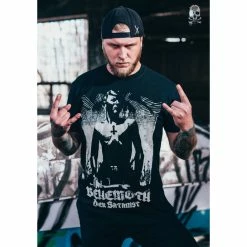 T-shirt Metal Men's Behemoth - DER SATANIST - PLASTIC HEAD -Halloween Mens Wear Store 114983 aa dsc3049 zmena velikosti