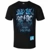 T-shirt Metal Men's AC-DC - LIVE WIRE - LIQUID BLUE -Halloween Mens Wear Store 116062 w012