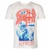 Men's T-shirt DEATH - LEPROSY BLUE & RED - OFF WHITE - PLASTIC HEAD 2 Men's T-shirt DEATH - LEPROSY BLUE & RED - OFF WHITE - PLASTIC HEAD -Halloween Mens Wear Store 119094 a006