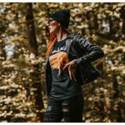 Men's T-shirt Metallica - Flaming Skull Tour 94 Black -Halloween Mens Wear Store 119310 DSC00341