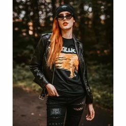 Men's T-shirt Metallica - Flaming Skull Tour 94 Black -Halloween Mens Wear Store 119310 DSC00345