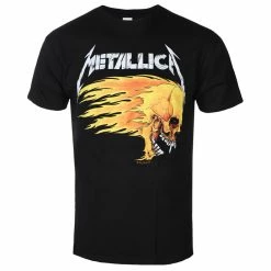 Men's T-shirt Metallica - Flaming Skull Tour 94 Black