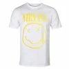 Men's T-shirt Nirvana - Yellow Smiley - ROCK OFF -Halloween Mens Wear Store 12