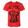 Men´s T-shirt AC / DC - Angus - POWER UP - Red - RAZAMATAZ -Halloween Mens Wear Store 121995 aw019