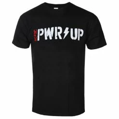 Men's T-shirt AC / DC - Power Up - Track Leaf - Black