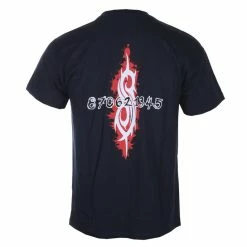 Men's T-shirt Slipknot - 20th Anni - Red Jump Suits - NAVY - ROCK OFF -Halloween Mens Wear Store 122099 sa003