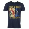 Men's T-shirt Guns N' Roses - UYI Navy - NAVY - ROCK OFF -Halloween Mens Wear Store 122123 sa004