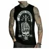 Men's Top HYRAW - GO FUCK -Halloween Mens Wear Store 122454 hyraw debardeur noir homme dead owl 1