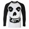 Men's Long Sleeve T-shirt MISFITS - ALL OVER SKULL - PLASTIC HEAD -Halloween Mens Wear Store 123420 sdw028