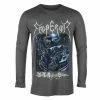 Men's T-shirt Long Sleeve EMPEROR - IN THE NIGHTSIDE ECLIPSE - CHARCOAL - PLASTIC HEAD 2 Men's T-shirt Long Sleeve EMPEROR - IN THE NIGHTSIDE ECLIPSE - CHARCOAL - PLASTIC HEAD -Halloween Mens Wear Store 123443 sa021