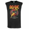 Unisex Tank Top AC/DC - FOR THOSE ABOUT TO ROCK 81 - CHARCOAL - AMPLIFIED -Halloween Mens Wear Store 124972 a