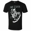 Men's T-shirt The Clash - Dragon - Black - ROCK OFF -Halloween Mens Wear Store 125282 as009