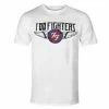 Men's T-shirt Foo Fighters - Flash Wings - WHT - ROCK OFF -Halloween Mens Wear Store 125373 w016