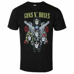 Men's T-shirt Guns N' Roses - Pistols & Roses - Black - ROCK OFF