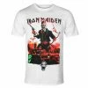 Men's T-shirt Iron Maiden - LOTB Live In Mexico City - White - ROCK OFF