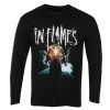Men's T-shirt Long Sleeve In Flames - Take This Life - Black - ROCK OFF
