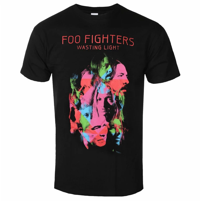 Men's T-shirt Foo Fighters - Wasting Light - Black - ROCK OFF 3 Men's T-shirt Foo Fighters - Wasting Light - Black - ROCK OFF