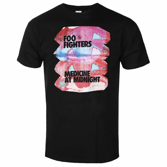 Men's T-shirt Foo Fighters - Medicine At Midnight - Black - ROCK OFF 3 Men's T-shirt Foo Fighters - Medicine At Midnight - Black - ROCK OFF