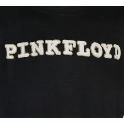 Men's T-shirt Pink Floyd - Logo & Prism App Slub - NAVY - ROCK OFF -Halloween Mens Wear Store 125421 ew010