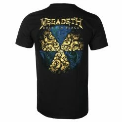 Men's T-shirt Megadeth - Rust In Peace 30th Anniversary - Black - ROCK OFF -Halloween Mens Wear Store 125438 wq014