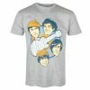 Men's T-shirt Monkees - Vinyl Heads - GREY - ROCK OFF -Halloween Mens Wear Store 126236 wa003