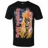 Men's T-shirt Iron Maiden - First Album Tracklist V3 BL - ROCK OFF -Halloween Mens Wear Store 126238 aw015