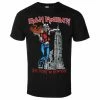Men's T-shirt Iron Maiden - The Beast In New York BL - ROCK OFF 2 Men's T-shirt Iron Maiden - The Beast In New York BL - ROCK OFF -Halloween Mens Wear Store 126285 sa025