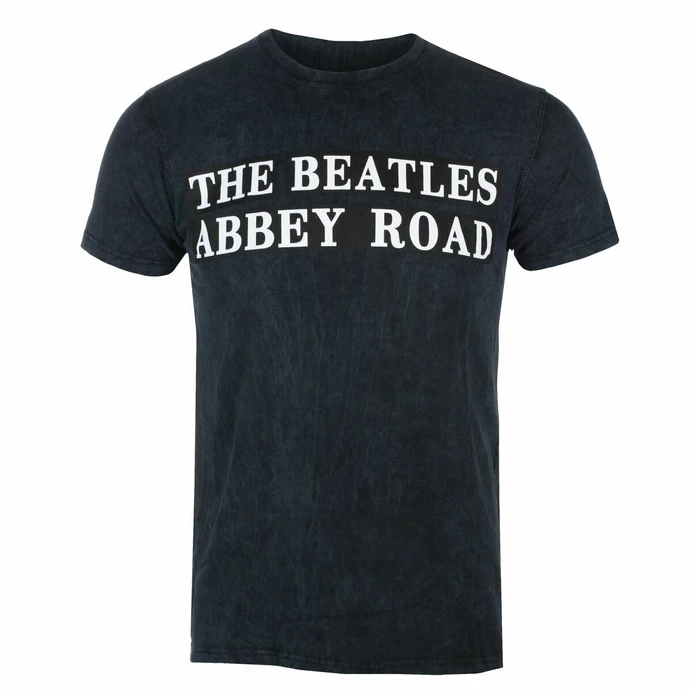 Men's T-shirt Beatles - ABBEY Road Sign BL Dip-Dye - ROCK OFF 3 Men's T-shirt Beatles - ABBEY Road Sign BL Dip-Dye - ROCK OFF