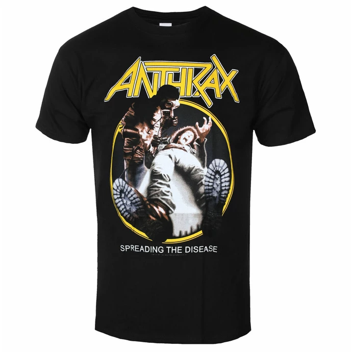 Men's T-shirt Anthrax - Spreading The Disease BL - ROCK OFF 3 Men's T-shirt Anthrax - Spreading The Disease BL - ROCK OFF