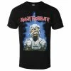 Men's T-shirt Iron Maiden - World Slavery Tour '84-'85 BL - ROCK OFF 1 Men's T-shirt Iron Maiden - World Slavery Tour '84-'85 BL - ROCK OFF -Halloween Mens Wear Store 126308 sa039