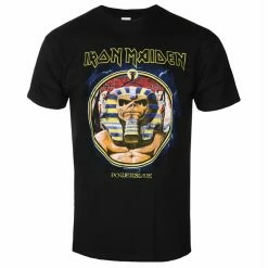 Men's T-shirt Iron Maiden - Powerslave Mummy Circle BL - ROCK OFF